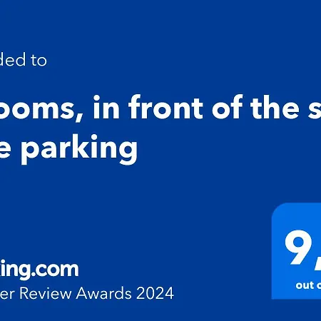 2 Rooms, In Front Of The Sea, Free Parking Apartamento